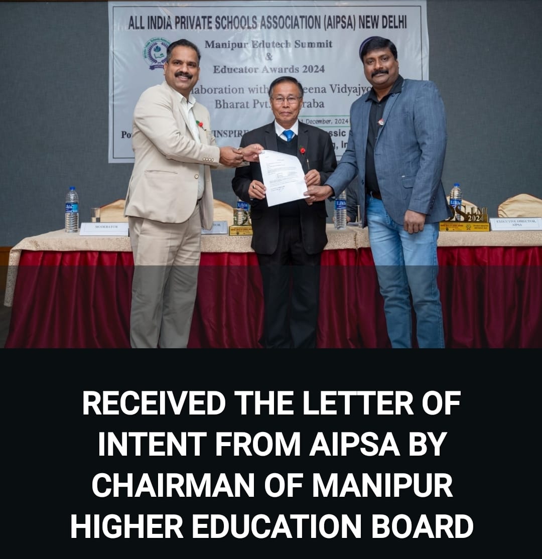 Letter of Intent from AIPSA - Manipur Higher Education Board Chairman