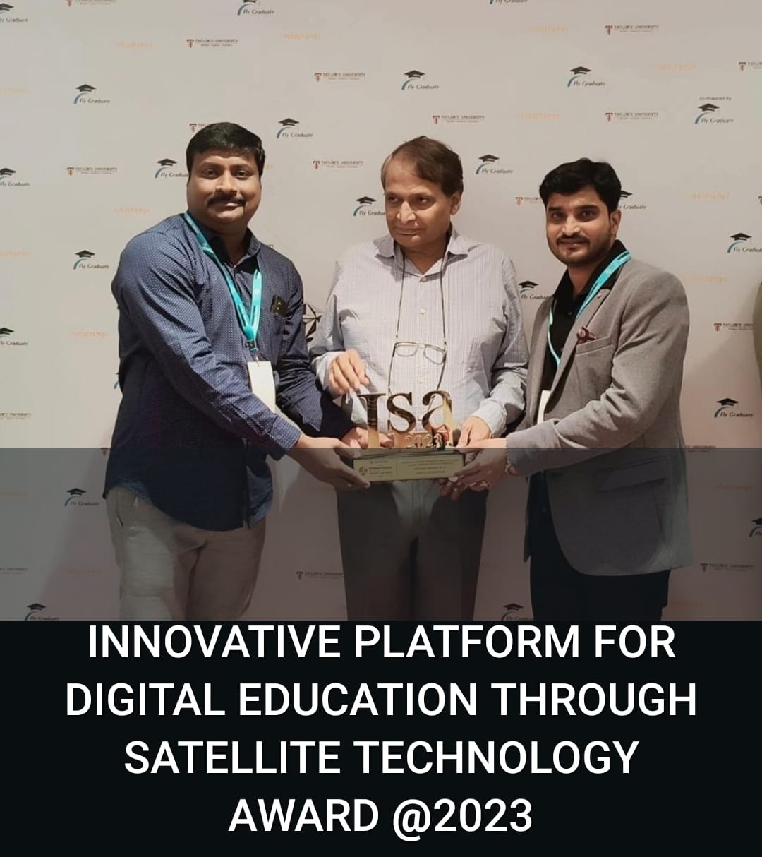 Innovative Platform for Digital Education Through Satellite Technology Award